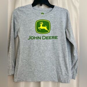 John Deere Youth Long Sleeve Logo Tee – Size L (14–16)
